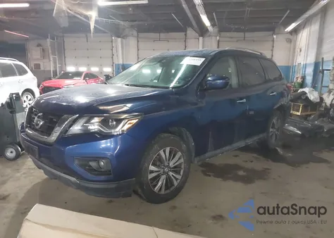 2017 Nissan Pathfinder Sv z USA, uszkodzony, nr VIN 5N1DR2MM3HC645067